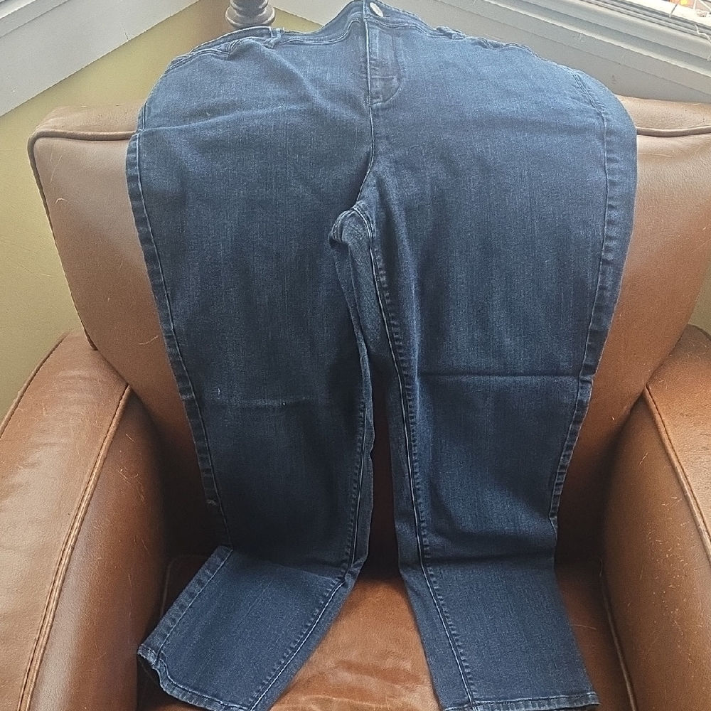Classic Blue Women's Jeans Authentic Fit Slim Leg 16P